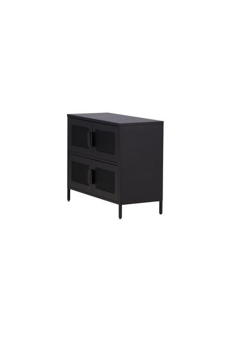 Nett Schrank - schwarz/Stahl - Schränke - ALVAHOME