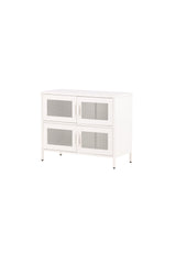 Nett Schrank - weiß/Stahl - Schränke - ALVAHOME