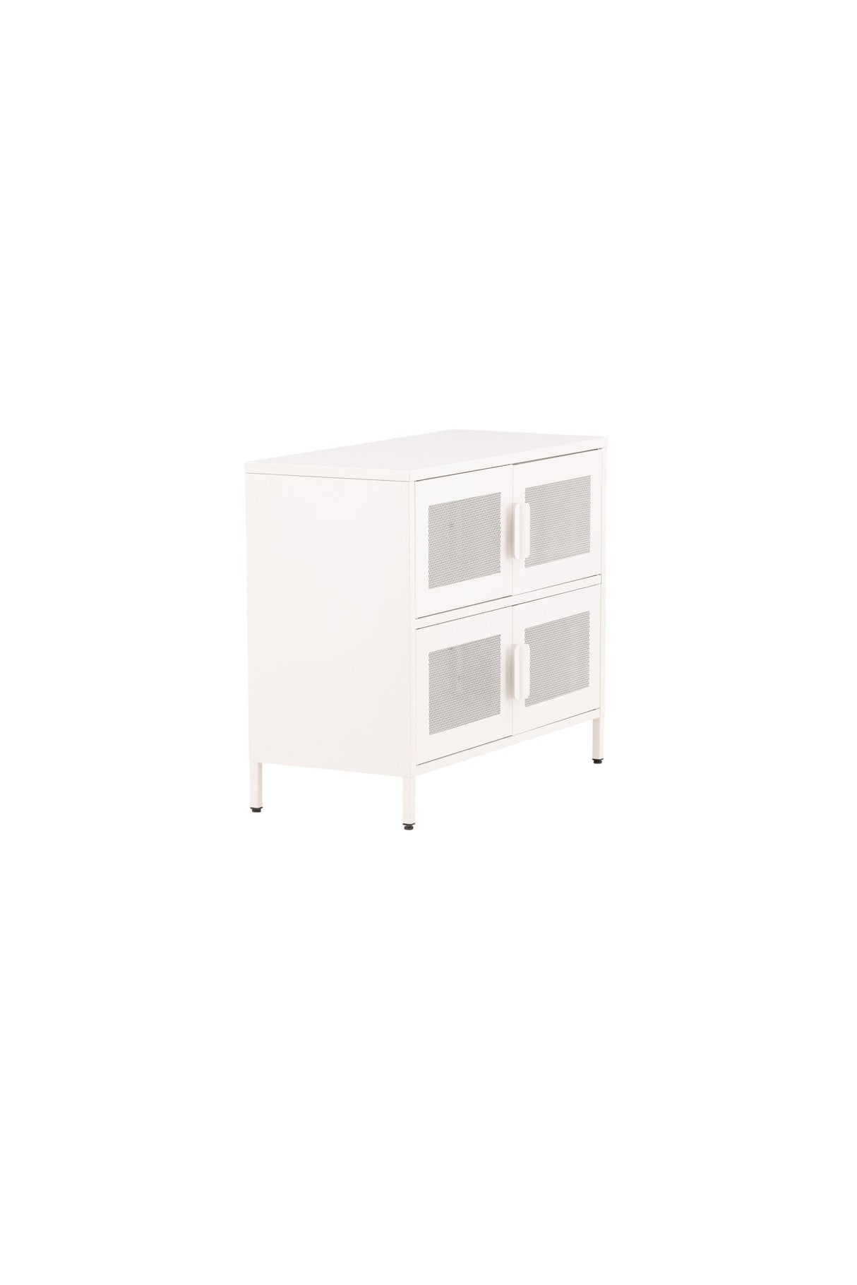Nett Schrank - weiß/Stahl - Schränke - ALVAHOME