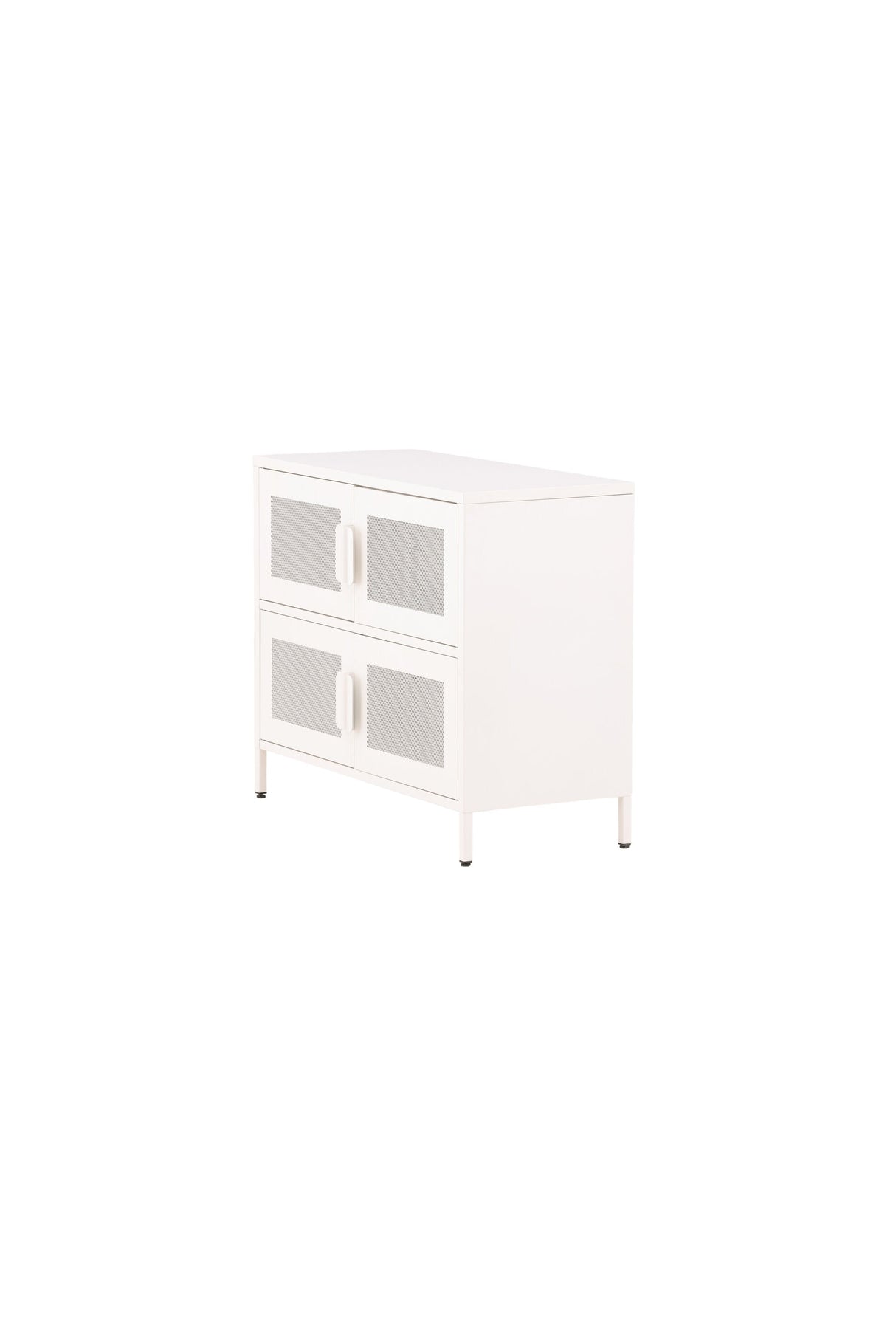 Nett Schrank - weiß/Stahl - Schränke - ALVAHOME