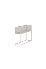 Netz Regal - beige/Stahl - Regale - ALVAHOME