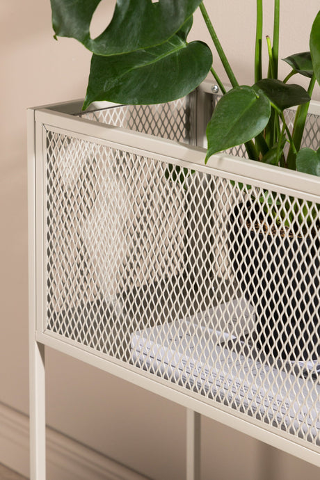 Netz Regal - beige/Stahl - Regale - ALVAHOME