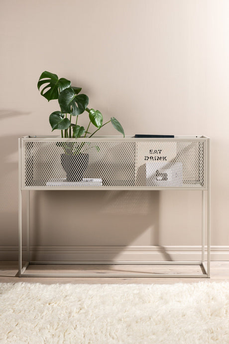 Netz Regal - beige/Stahl - Regale - ALVAHOME