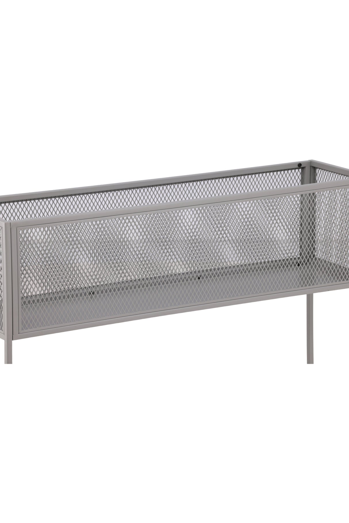 Netz Regal - hellgrau/Stahl - Regale - ALVAHOME