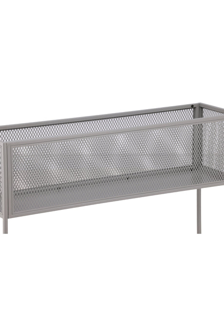 Netz Regal - hellgrau/Stahl - Regale - ALVAHOME