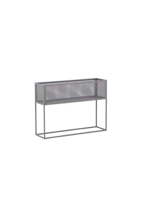 Netz Regal - hellgrau/Stahl - Regale - ALVAHOME