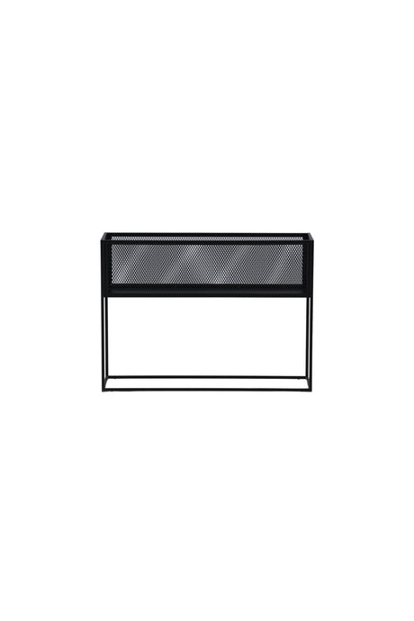 Netz Regal - schwarz/Stahl - Regale - ALVAHOME