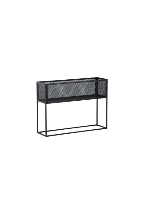 Netz Regal - schwarz/Stahl - Regale - ALVAHOME