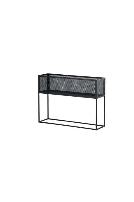 Netz Regal - schwarz/Stahl - Regale - ALVAHOME