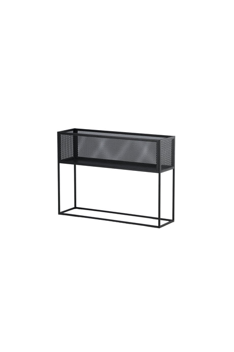 Netz Regal - schwarz/Stahl - Regale - ALVAHOME