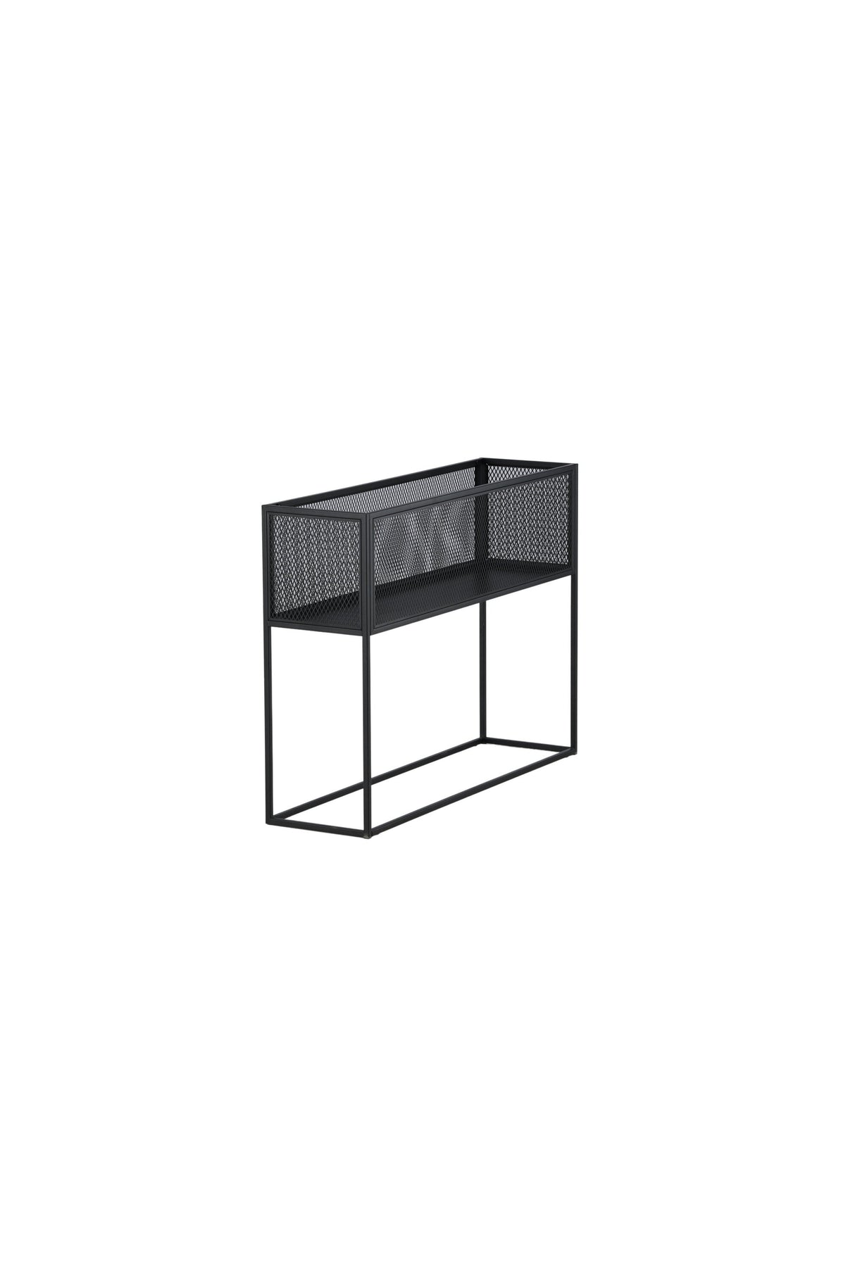 Netz Regal - schwarz/Stahl - Regale - ALVAHOME