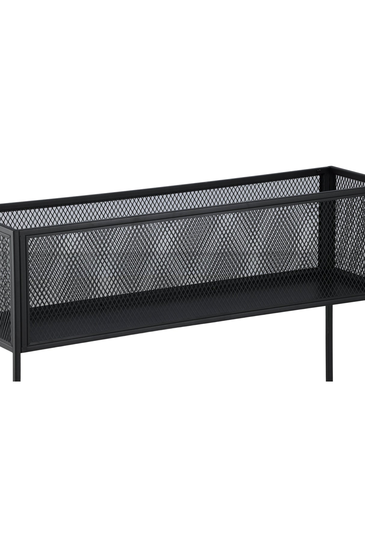 Netz Regal - schwarz/Stahl - Regale - ALVAHOME