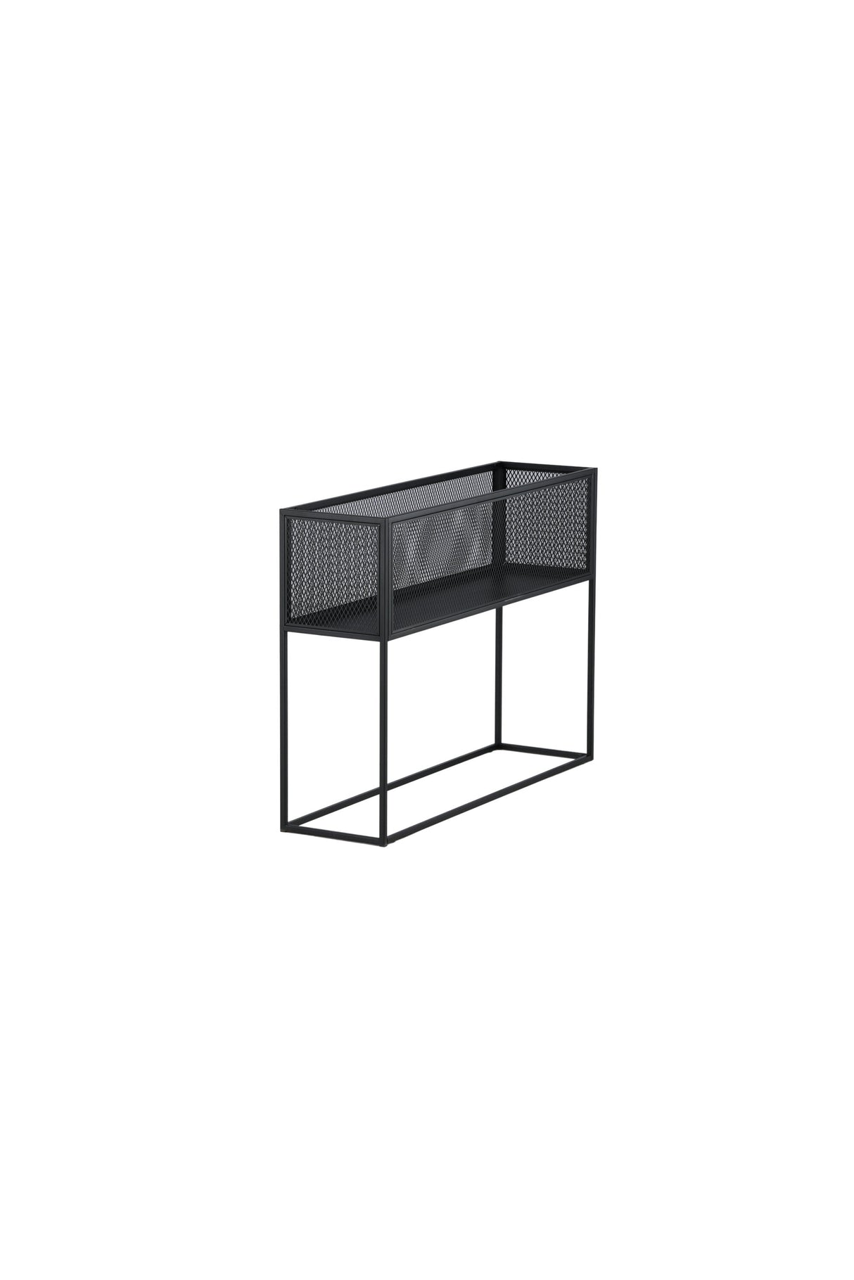 Netz Regal - schwarz/Stahl - Regale - ALVAHOME