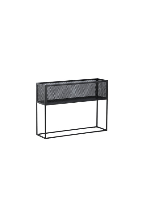 Netz Regal - schwarz/Stahl - Regale - ALVAHOME