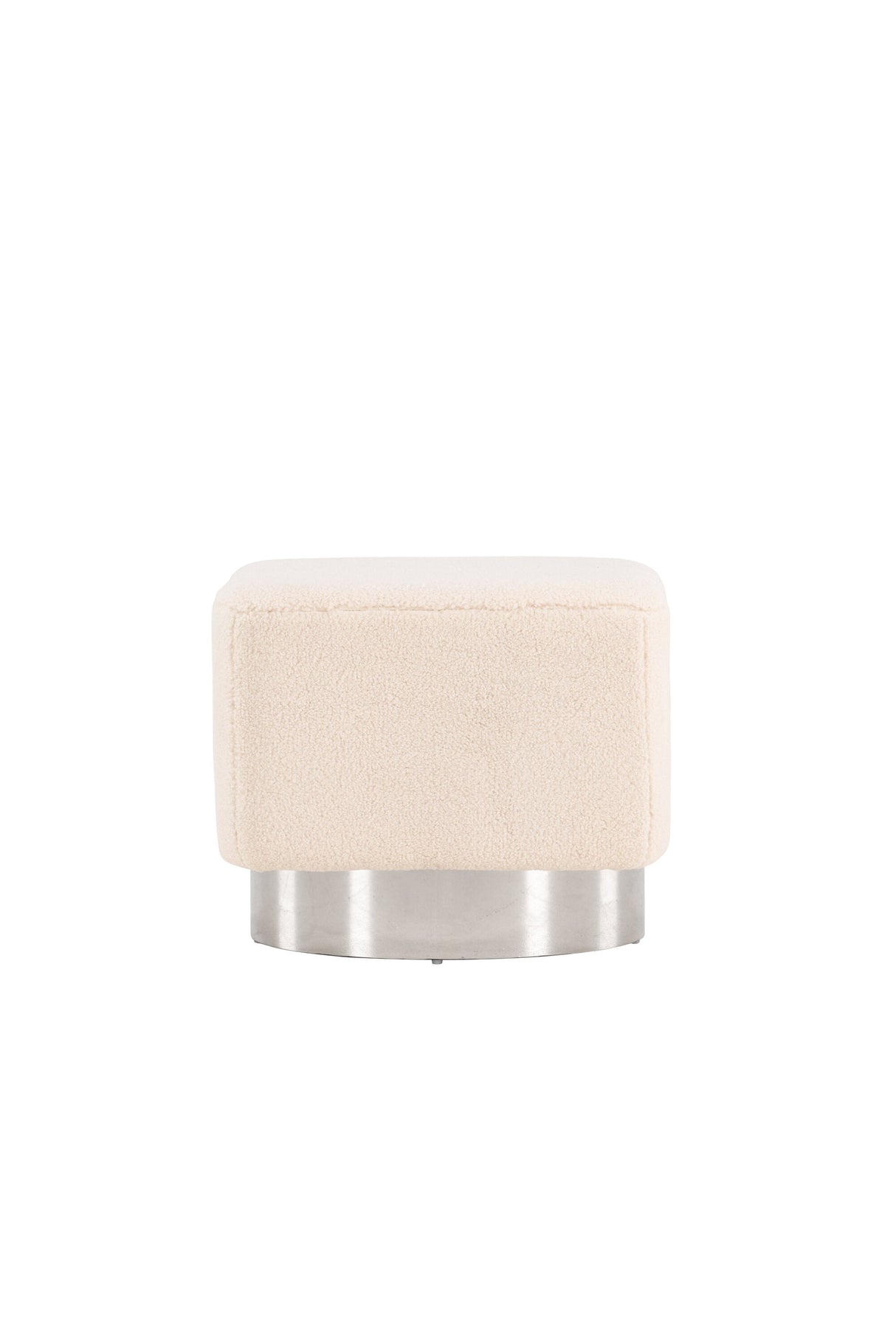 Newton Pouf - off - white/Vlies - Ottomane / Poufs - ALVAHOME