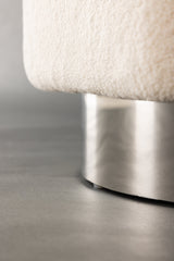 Newton Pouf - off - white/Vlies - Ottomane / Poufs - ALVAHOME