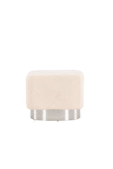 Newton Pouf - off - white/Vlies - Ottomane / Poufs - ALVAHOME
