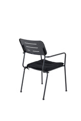 Nicke Outdoor - Essstuhl - schwarz/Stahl - Outdoor - Essstühle - ALVAHOME