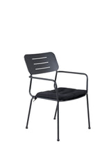 Nicke Outdoor - Essstuhl - schwarz/Stahl - Outdoor - Essstühle - ALVAHOME