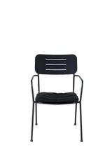 Nicke Outdoor - Essstuhl - schwarz/Stahl - Outdoor - Essstühle - ALVAHOME