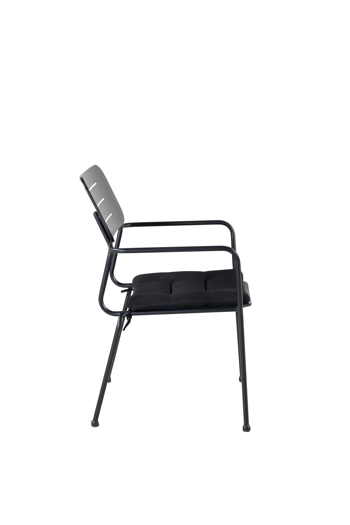 Nicke Outdoor - Essstuhl - schwarz/Stahl - Outdoor - Essstühle - ALVAHOME