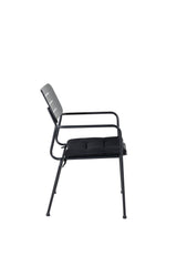 Nicke Outdoor - Essstuhl - schwarz/Stahl - Outdoor - Essstühle - ALVAHOME