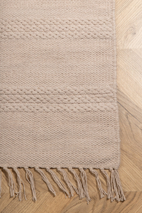 Nico Wohnzimmerteppich - beige/Baumwolle - Wohnzimmerteppiche - ALVAHOME