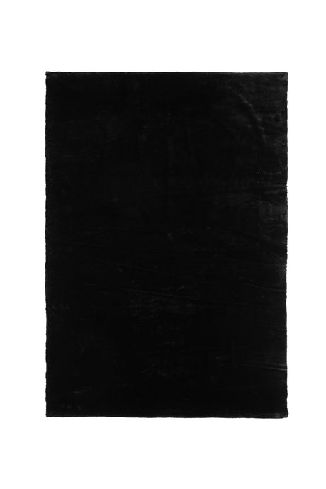 Nina Wohnzimmerteppich - schwarz/Polyester - Wohnzimmerteppiche - ALVAHOME