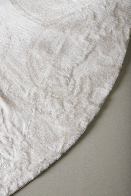 Nina Wohnzimmerteppich - weiß/Polyester - Wohnzimmerteppiche - ALVAHOME