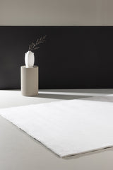 Nixie Wohnzimmerteppich - weiß/Polyester - Wohnzimmerteppiche - ALVAHOME