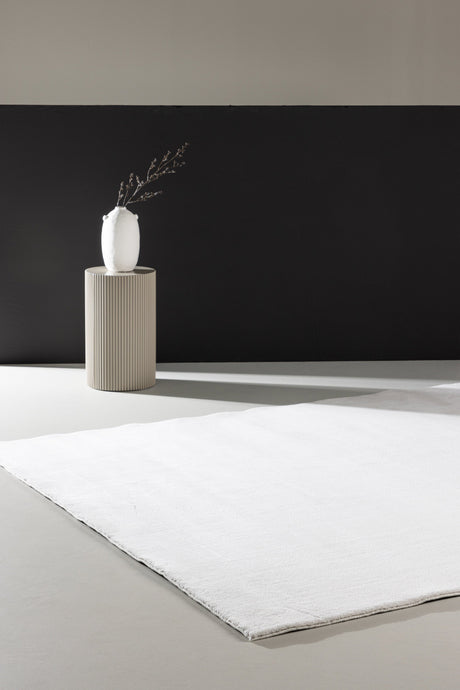 Nixie Wohnzimmerteppich - weiß/Polyester - Wohnzimmerteppiche - ALVAHOME