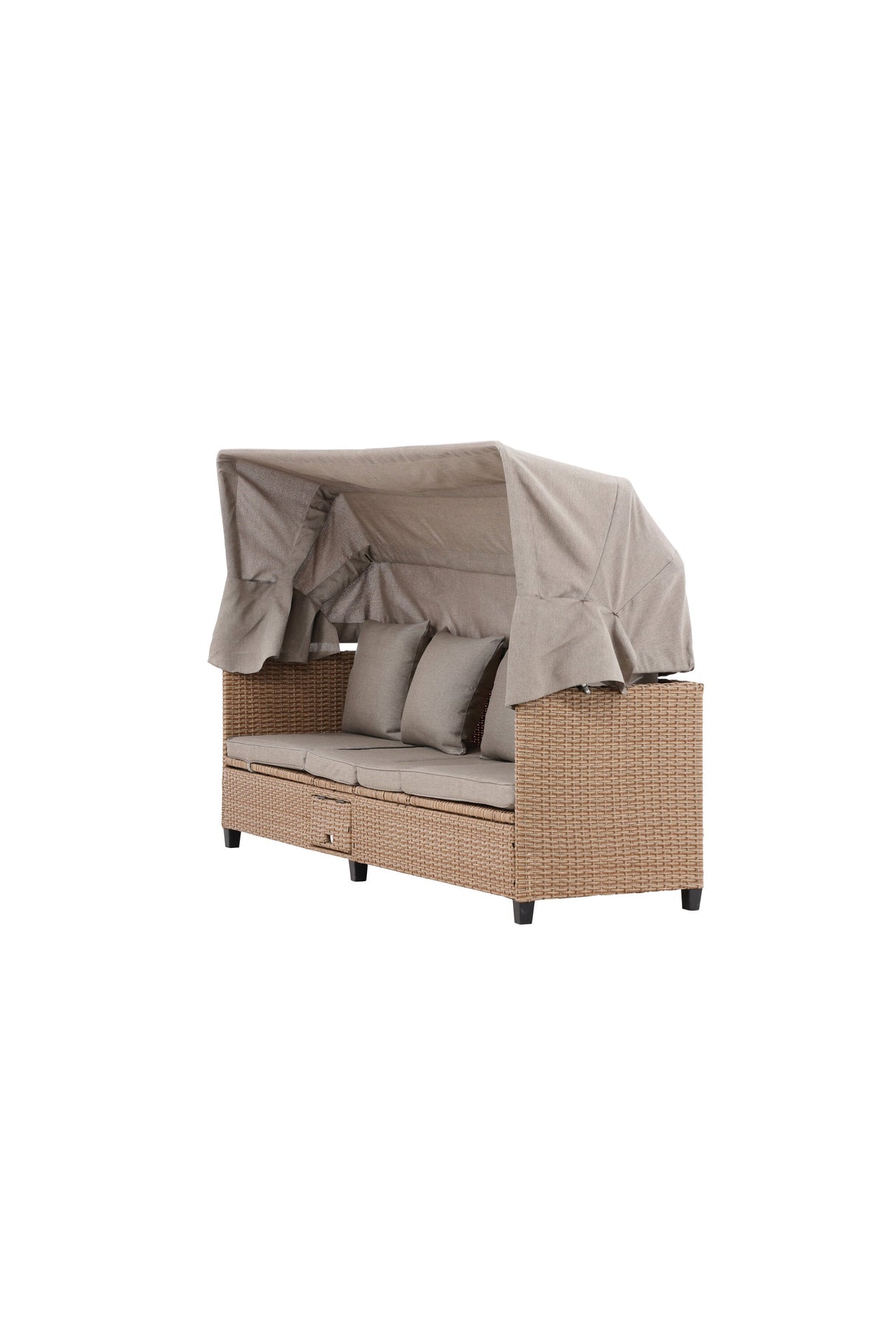 Nopy Outdoor Sun - Lounge - beige/Weidengeflecht - Outdoor Sun - Lounges - ALVAHOME