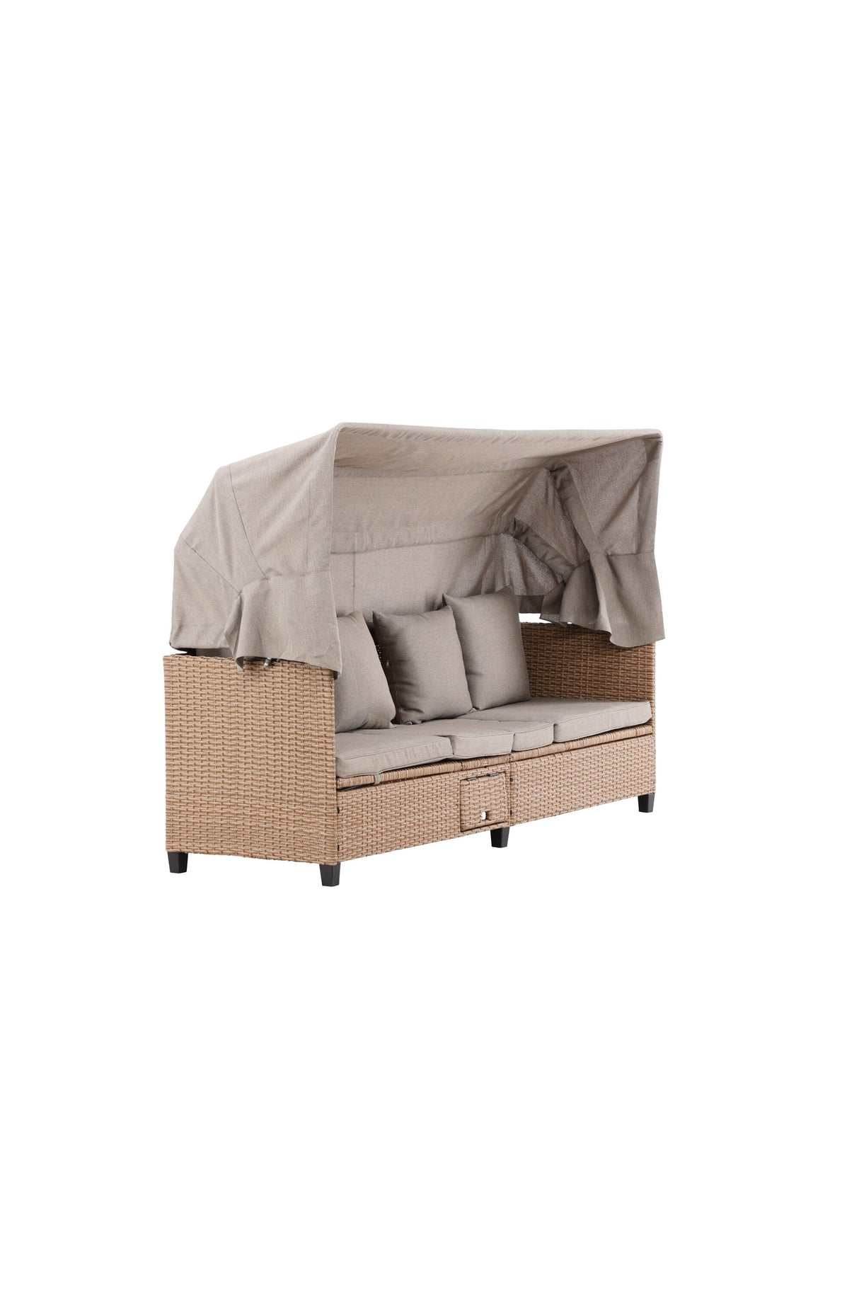 Nopy Outdoor Sun - Lounge - beige/Weidengeflecht - Outdoor Sun - Lounges - ALVAHOME