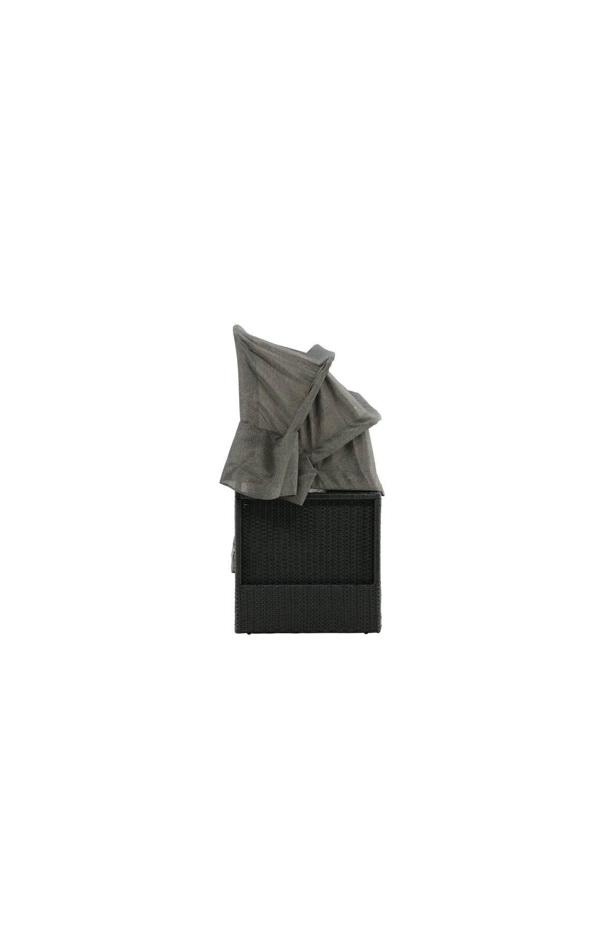 Nopy Outdoor Sun - Lounge - schwarz/Weidengeflecht - Outdoor Sun - Lounges - ALVAHOME