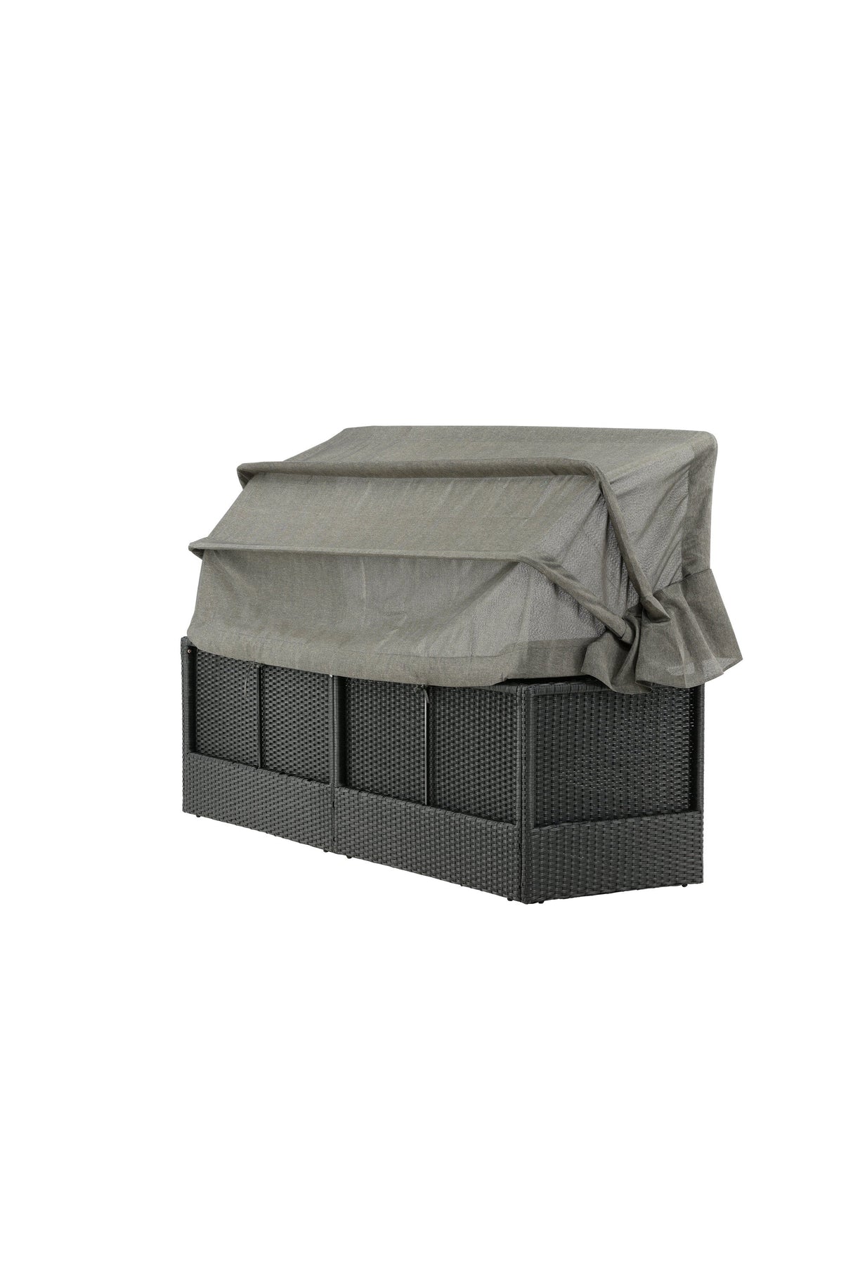 Nopy Outdoor Sun - Lounge - schwarz/Weidengeflecht - Outdoor Sun - Lounges - ALVAHOME