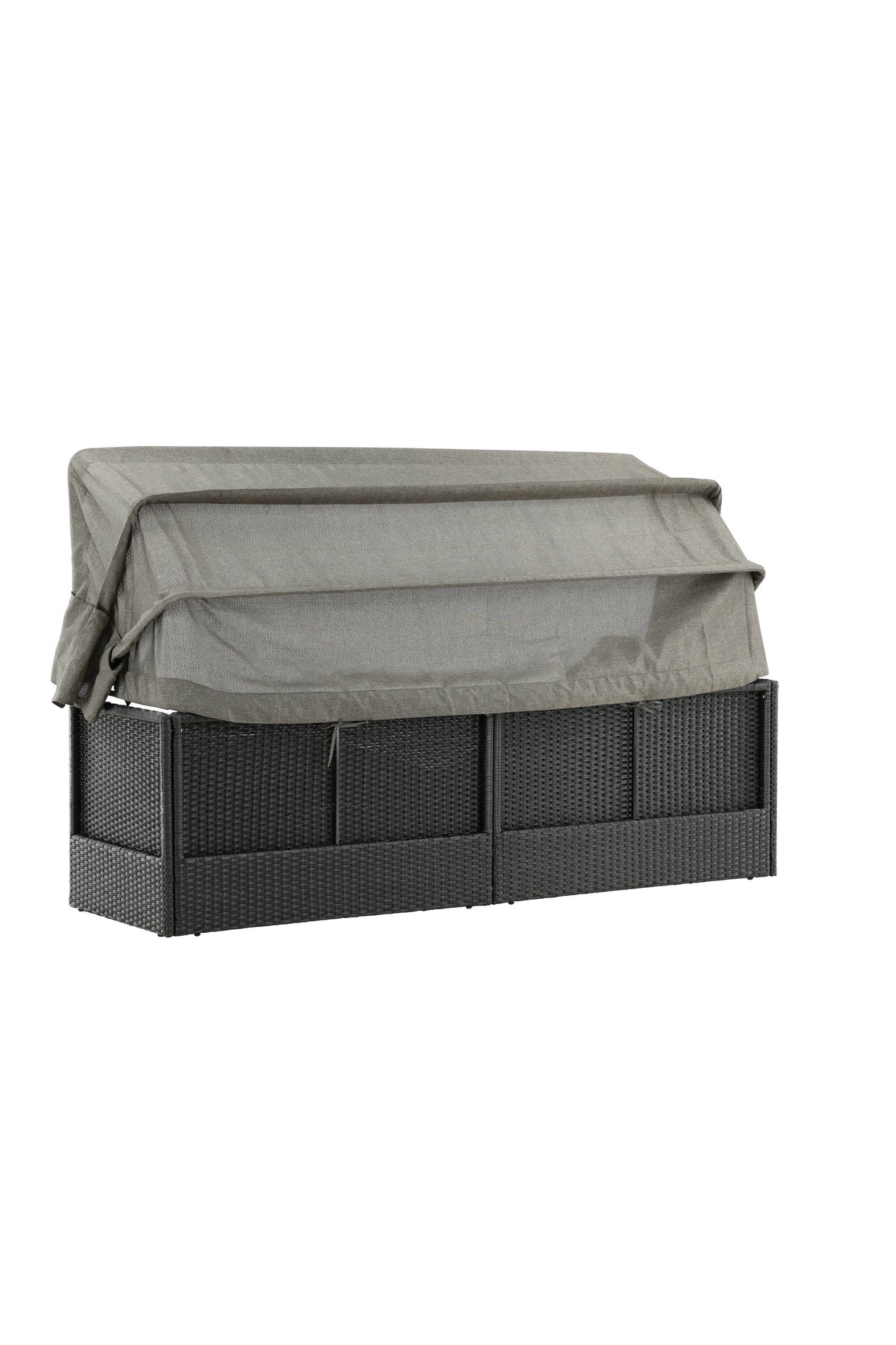Nopy Outdoor Sun - Lounge - schwarz/Weidengeflecht - Outdoor Sun - Lounges - ALVAHOME