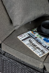 Nopy Outdoor Sun - Lounge - schwarz/Weidengeflecht - Outdoor Sun - Lounges - ALVAHOME