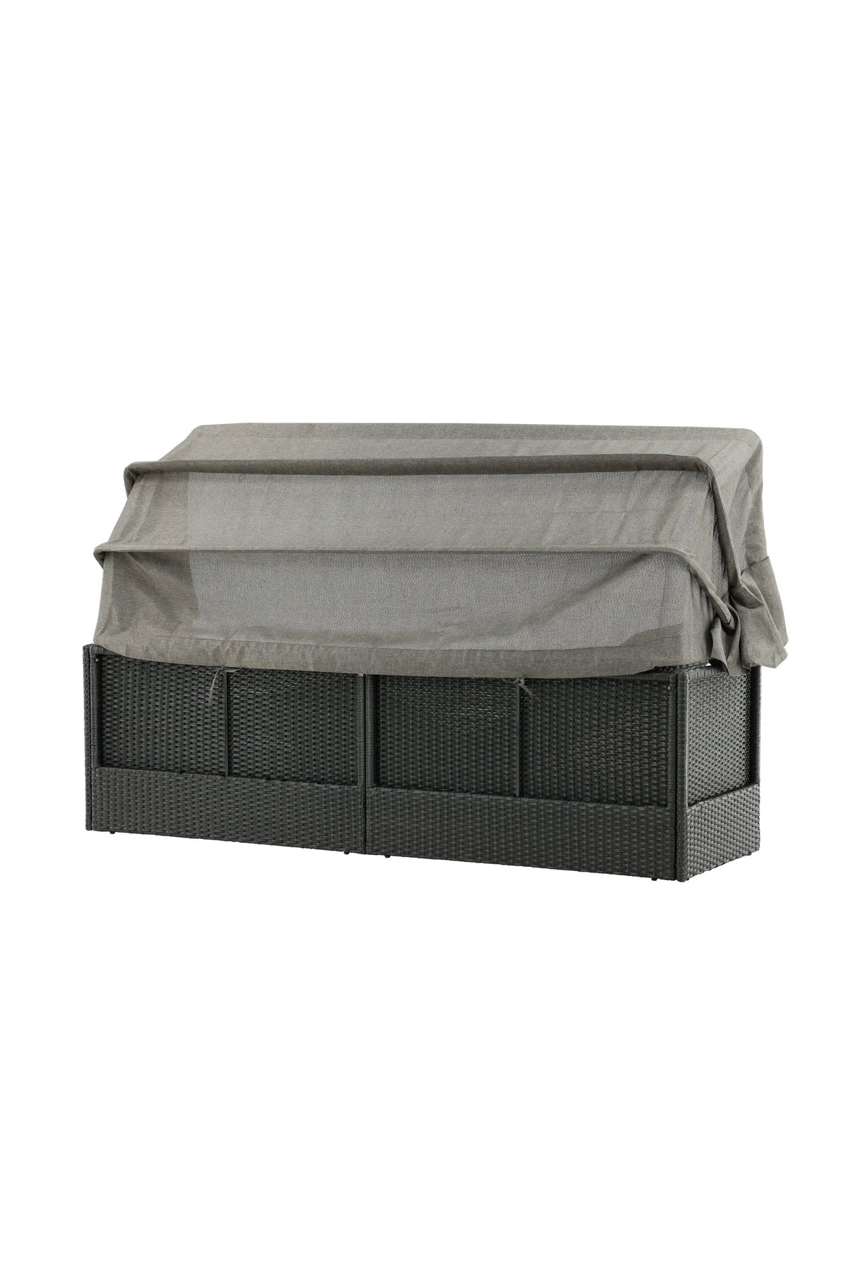 Nopy Outdoor Sun - Lounge - schwarz/Weidengeflecht - Outdoor Sun - Lounges - ALVAHOME