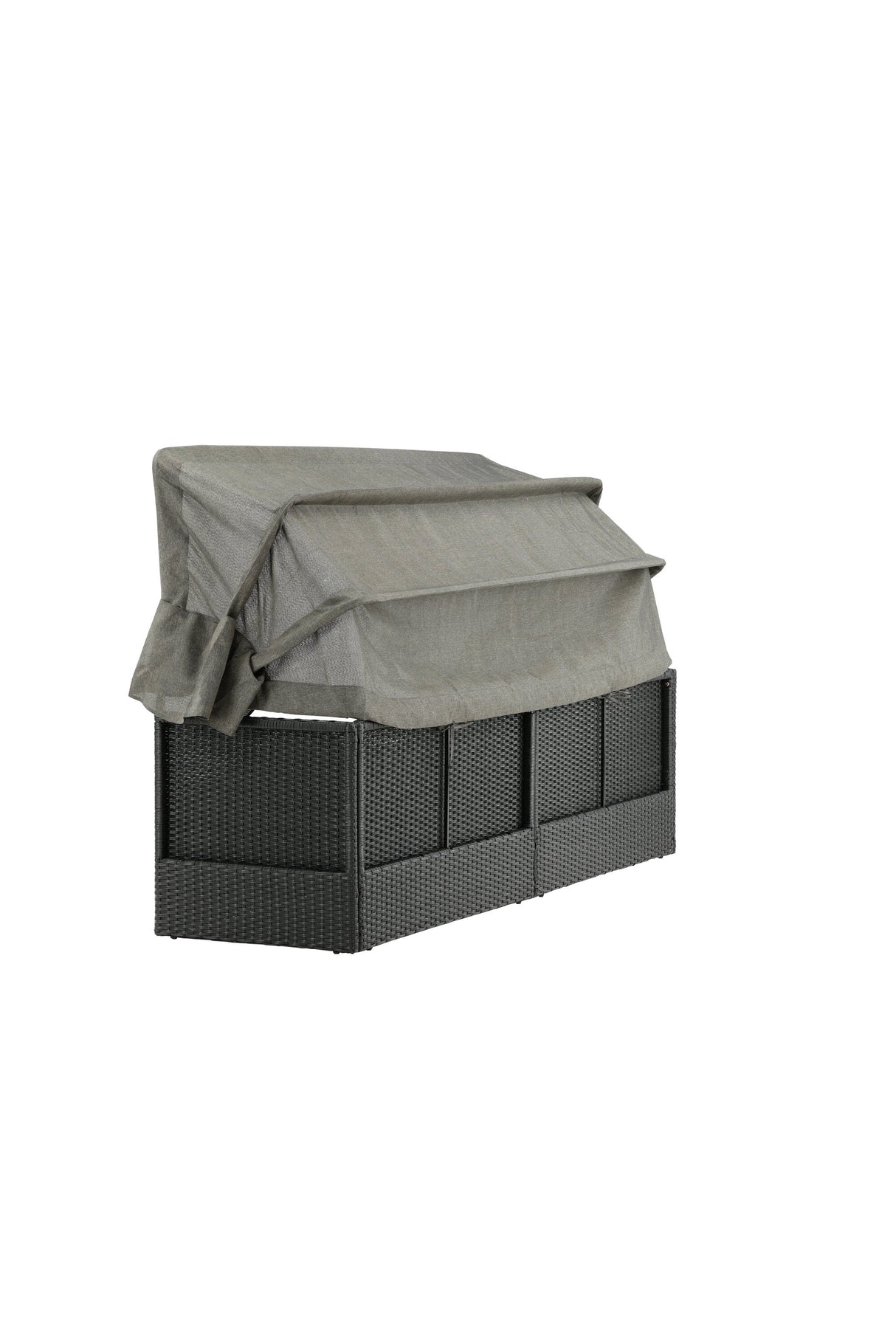 Nopy Outdoor Sun - Lounge - schwarz/Weidengeflecht - Outdoor Sun - Lounges - ALVAHOME