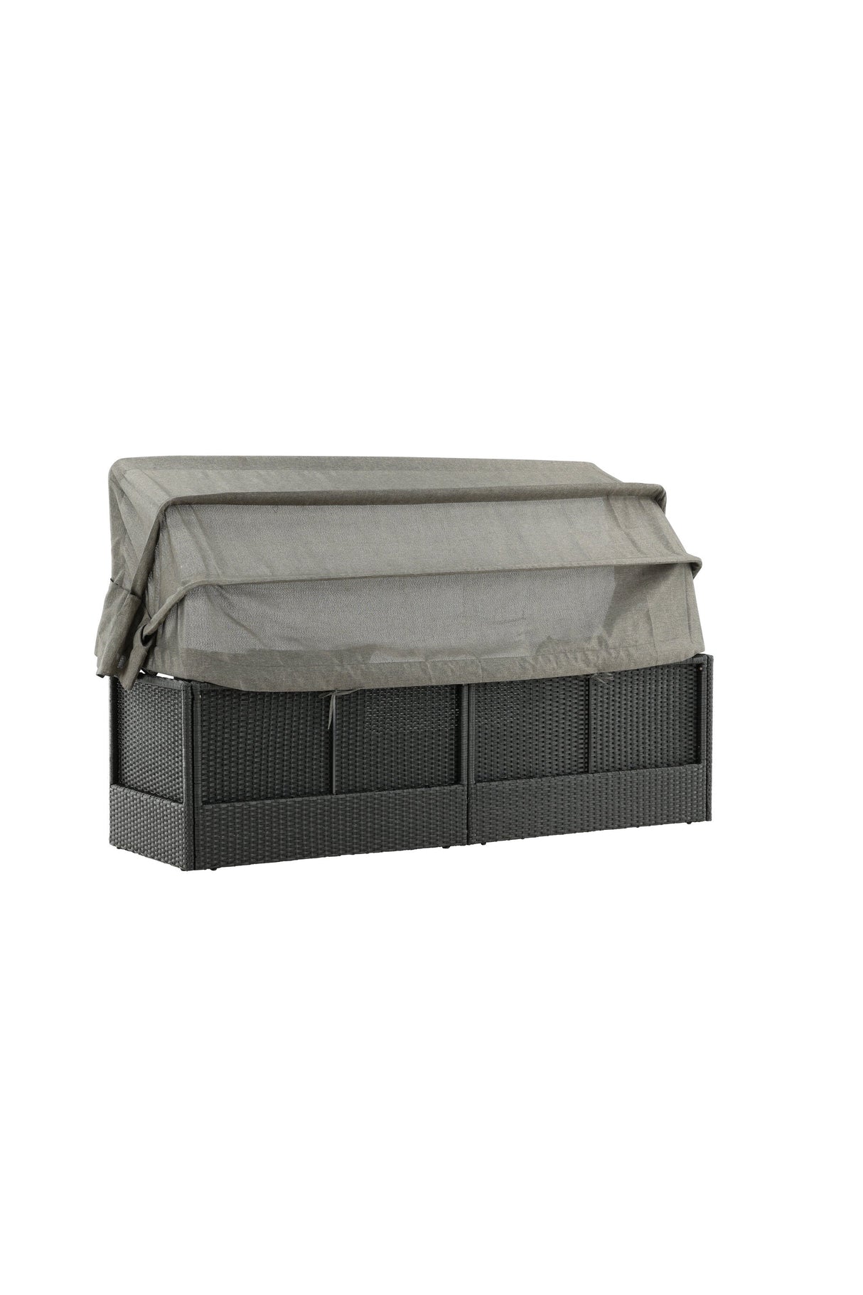 Nopy Outdoor Sun - Lounge - schwarz/Weidengeflecht - Outdoor Sun - Lounges - ALVAHOME