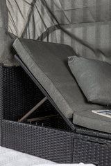 Nopy Outdoor Sun - Lounge - schwarz/Weidengeflecht - Outdoor Sun - Lounges - ALVAHOME
