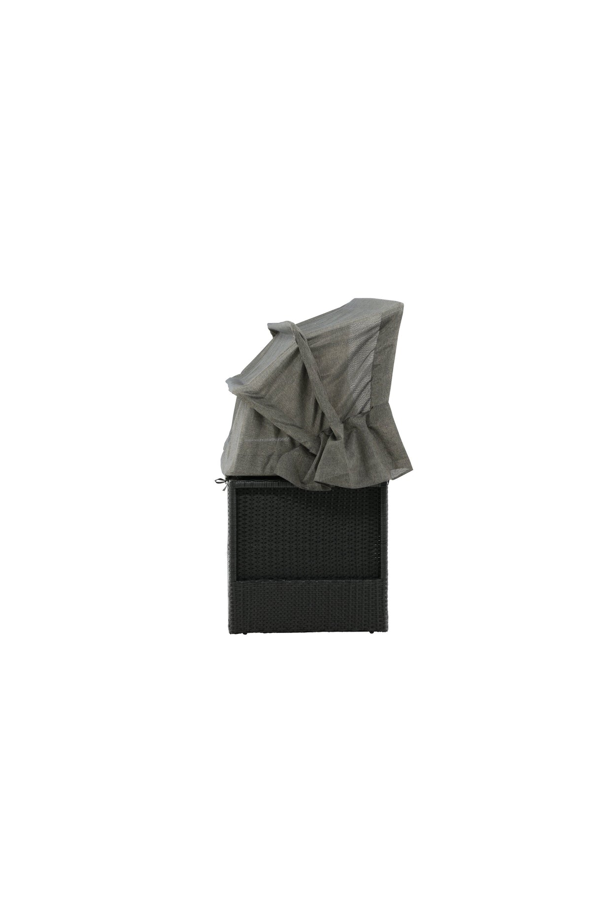 Nopy Outdoor Sun - Lounge - schwarz/Weidengeflecht - Outdoor Sun - Lounges - ALVAHOME