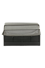 Nopy Outdoor Sun - Lounge - schwarz/Weidengeflecht - Outdoor Sun - Lounges - ALVAHOME