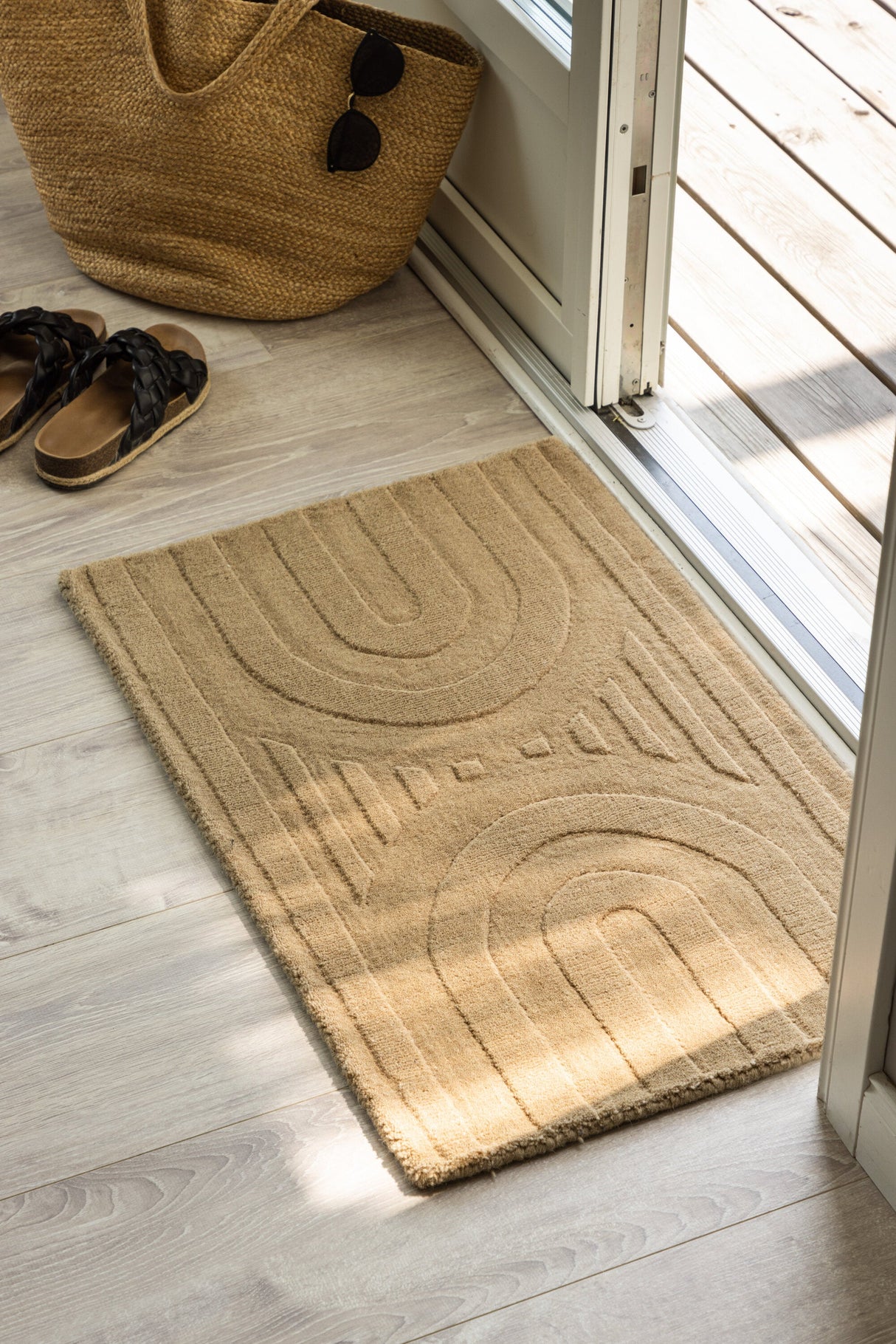 Nora Türmatte - beige/Wolle - Türmatten - ALVAHOME