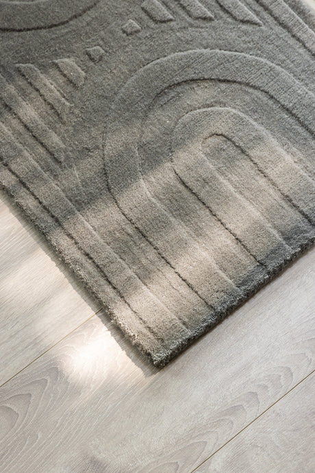 Nora Türmatte - silber/Wolle - Türmatten - ALVAHOME