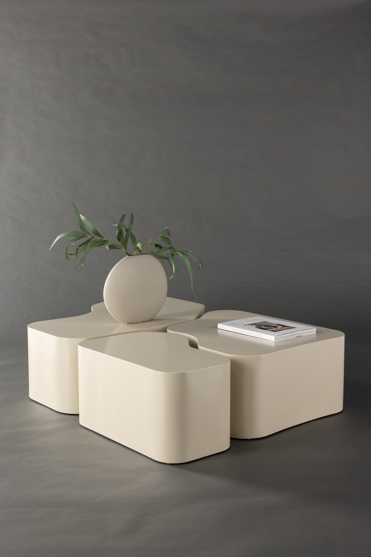 Nordland Couchtisch - beige/MDF - Couchtische - ALVAHOME