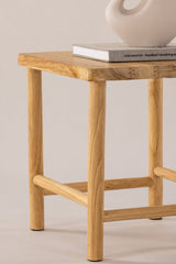 Noster Hocker - natur/Teak - Hocker - ALVAHOME