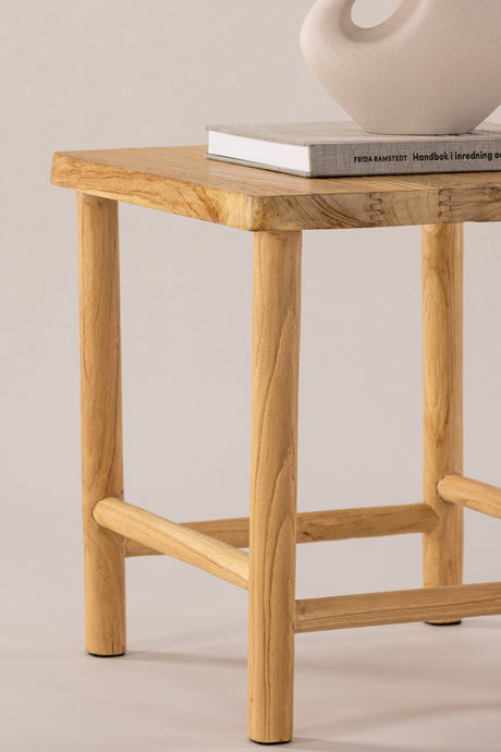 Noster Hocker - natur/Teak - Hocker - ALVAHOME