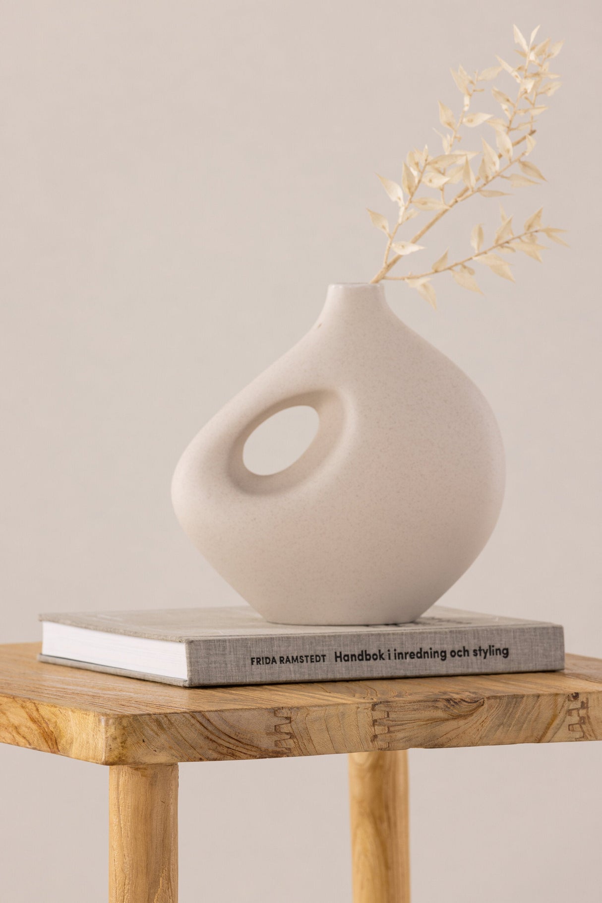 Noster Hocker - natur/Teak - Hocker - ALVAHOME