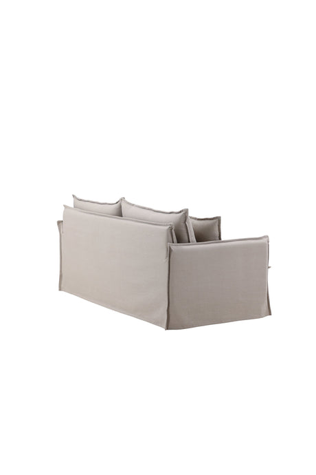 Nova 3 - Sitzer Sofa - braun/Polyester - Leinen - 3 - Sitzer Sofas - ALVAHOME